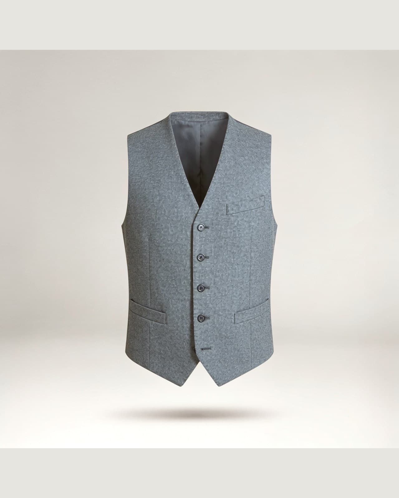 Cassina Wool Waistcoat · Grey