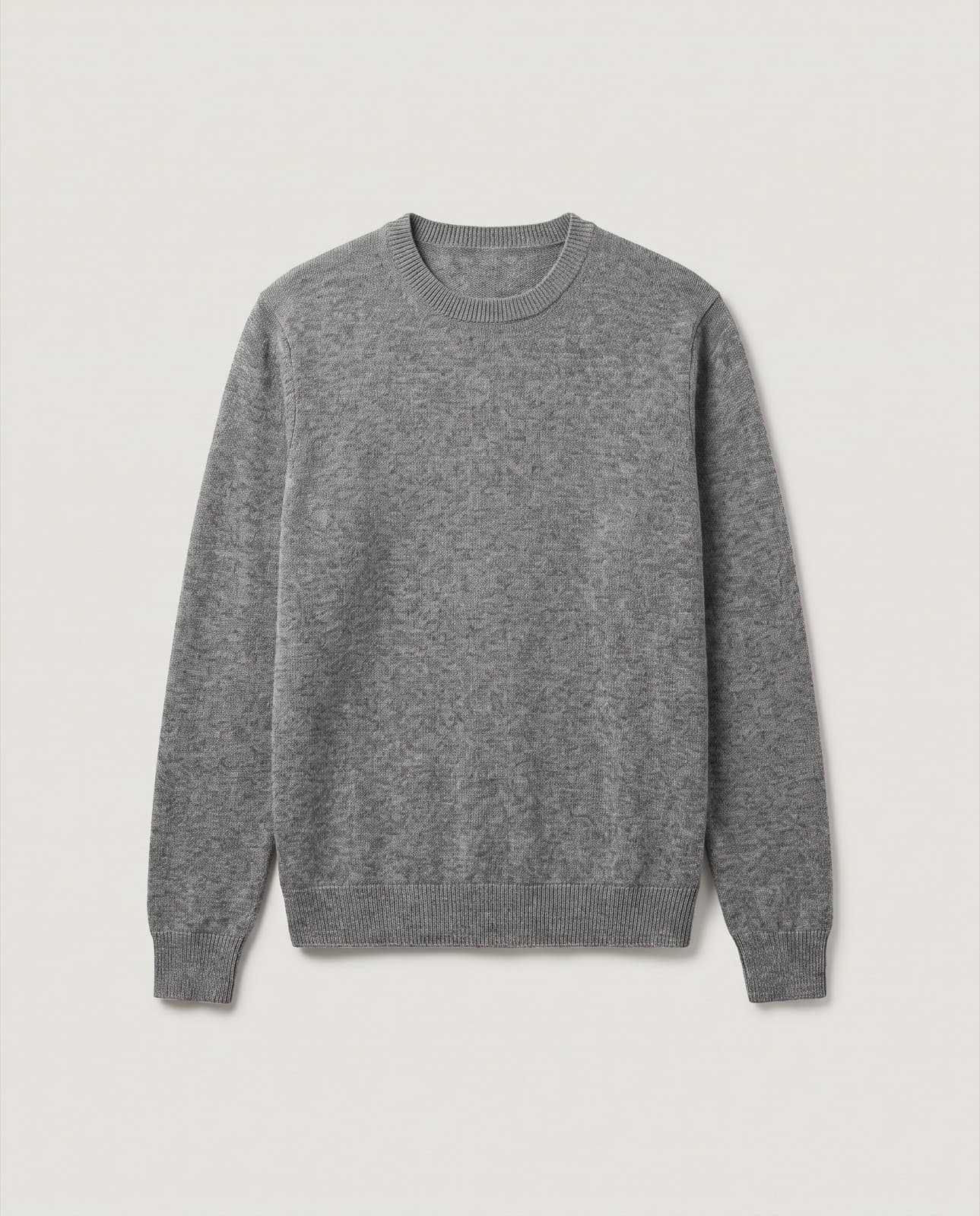 Argegno Merino Crewneck · Grey melange