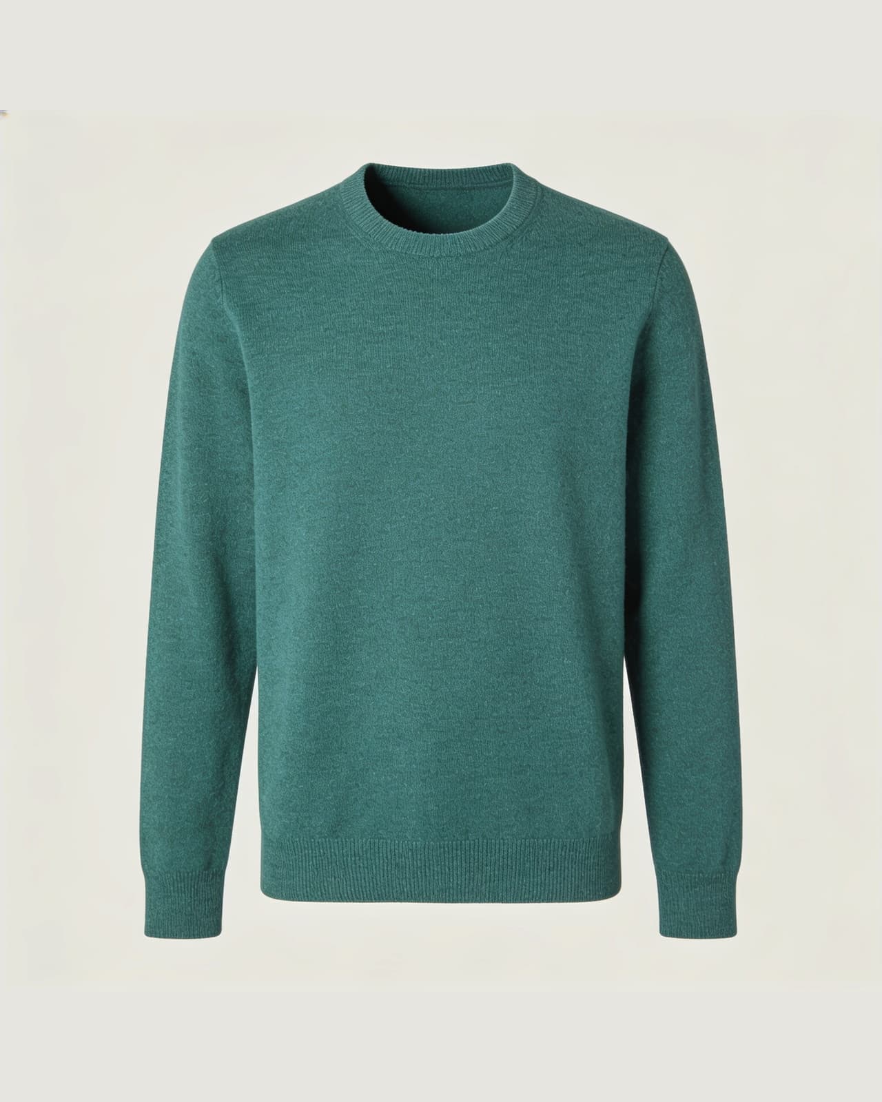 Argegno Merino Crewneck · Cypress green