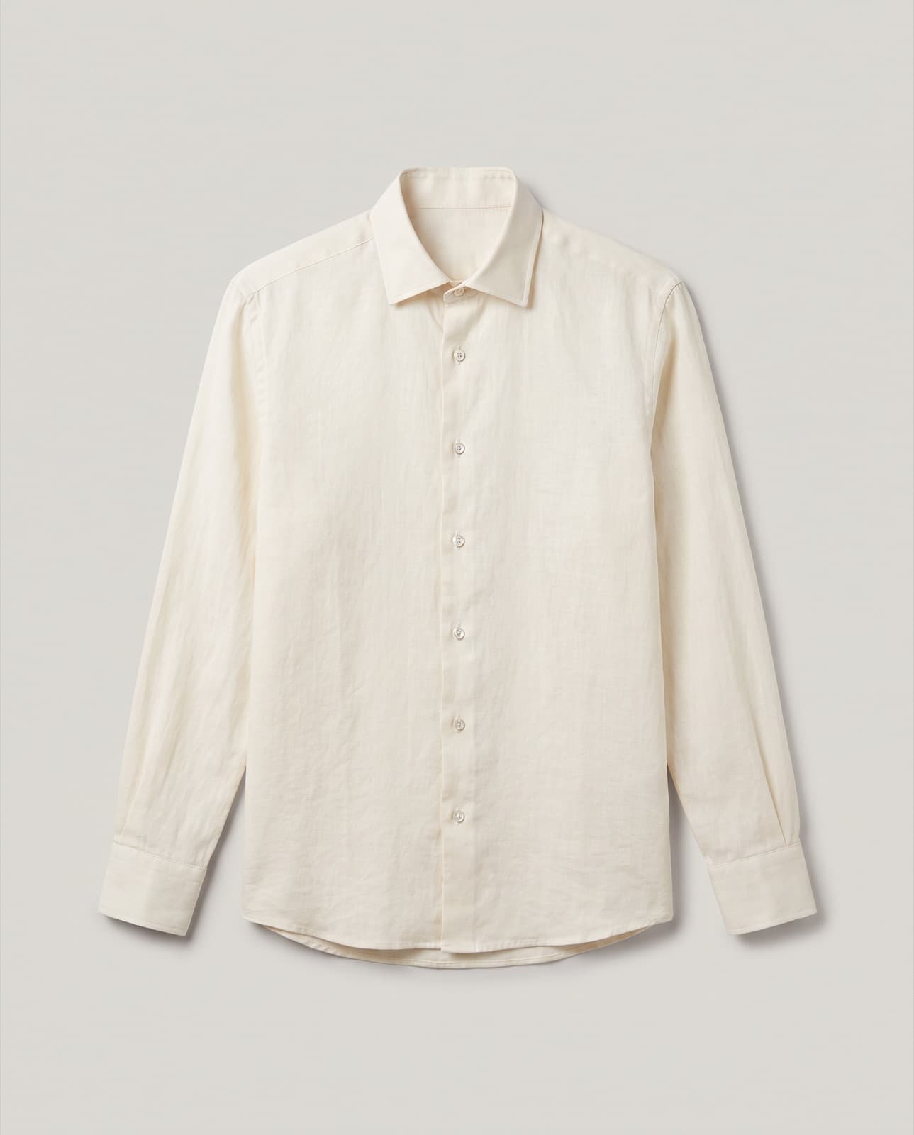 Zoagli Linen Shirt · Cream