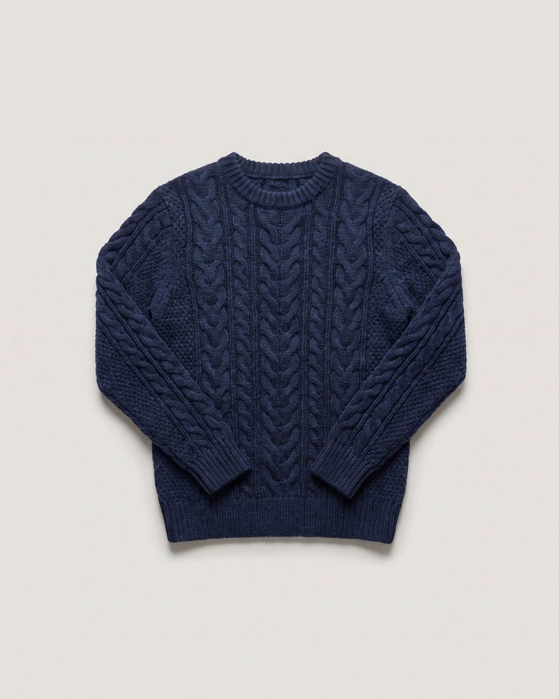 Bellagio Cable Knit Sweater · Lake navy
