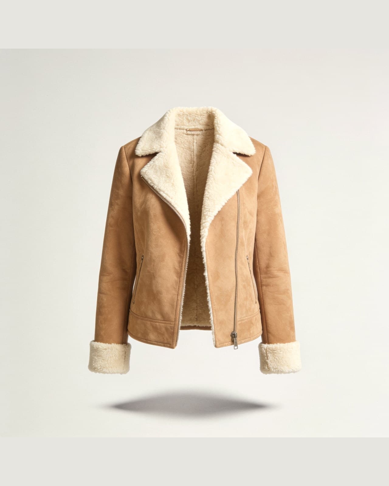 Bellano Shearling Jacket · Velbloudí