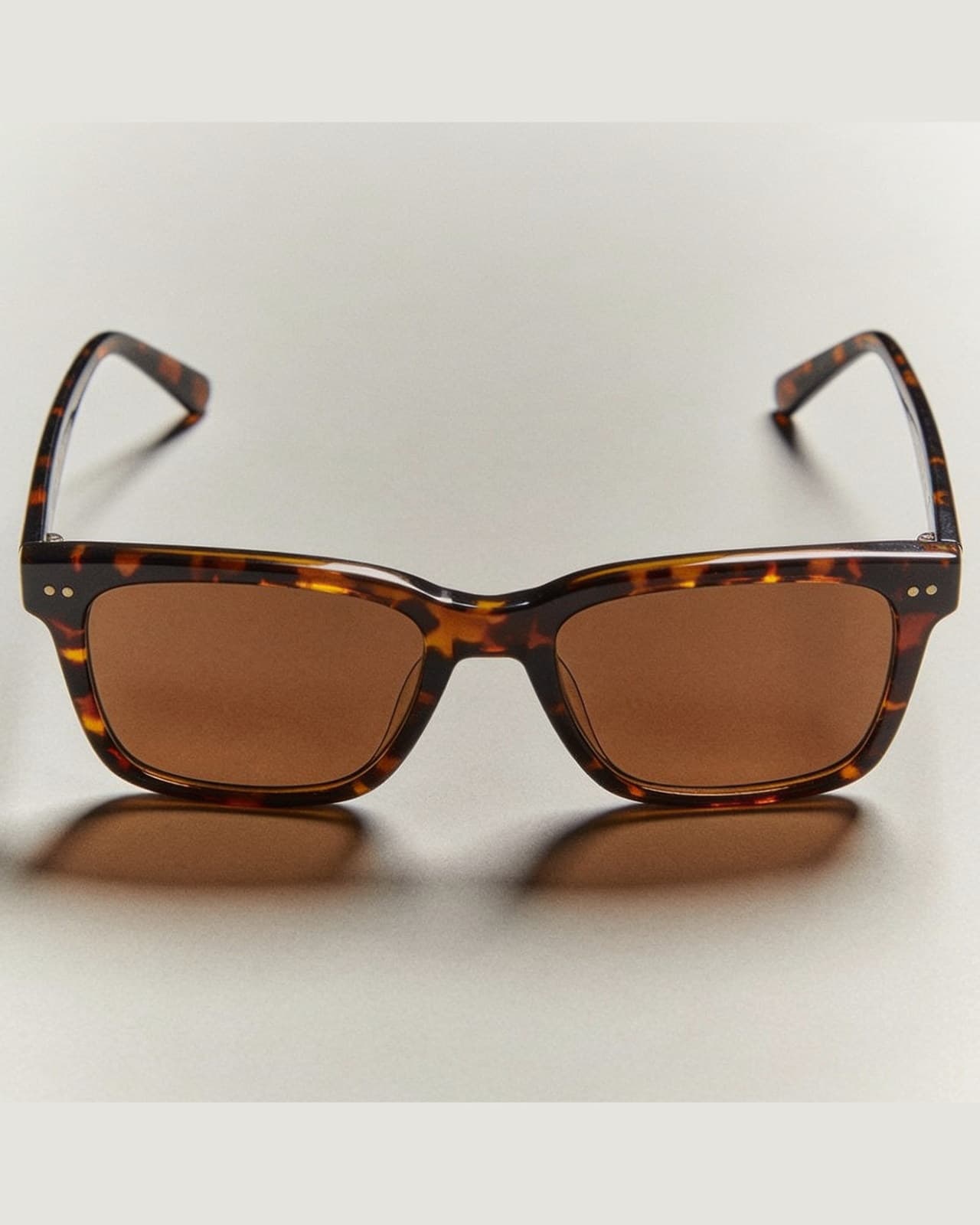 Lierna Rectangular Sunglasses · Tortoiseshell
