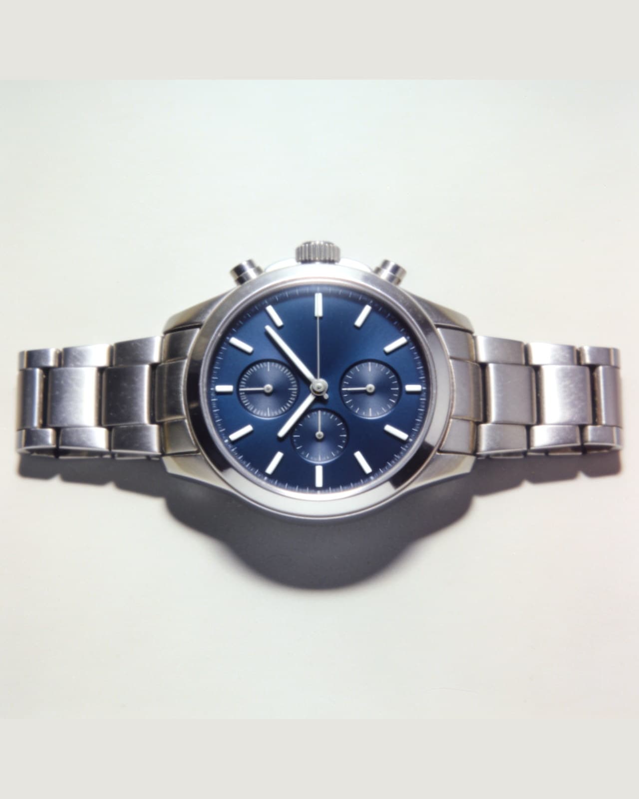 Lario Chronograph Watch · Navy dial