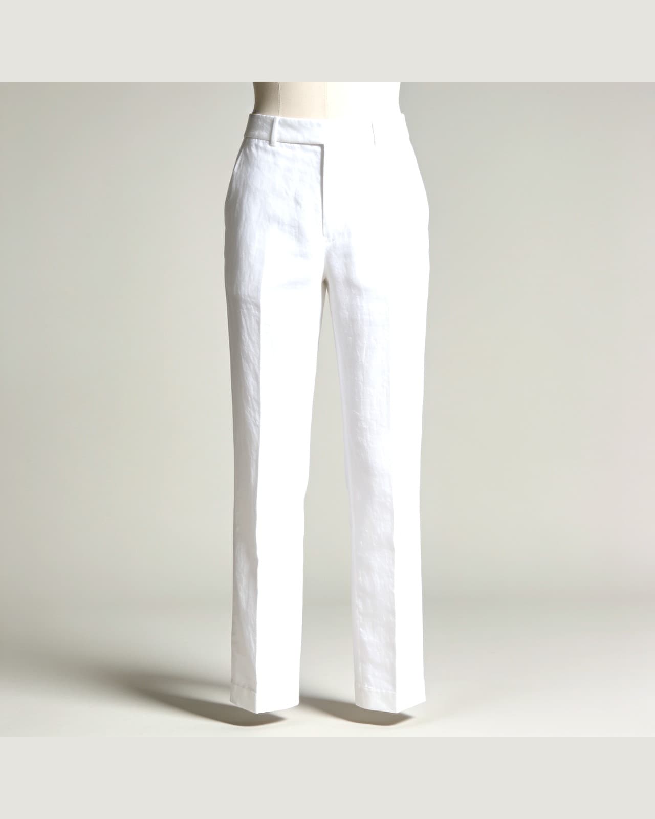 Dorio Linen Trousers · White