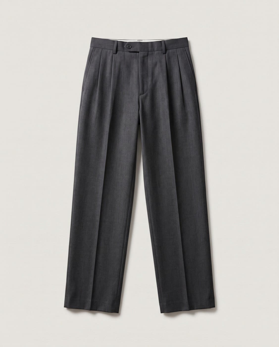 Moltrasio Pleated Trousers · Charcoal