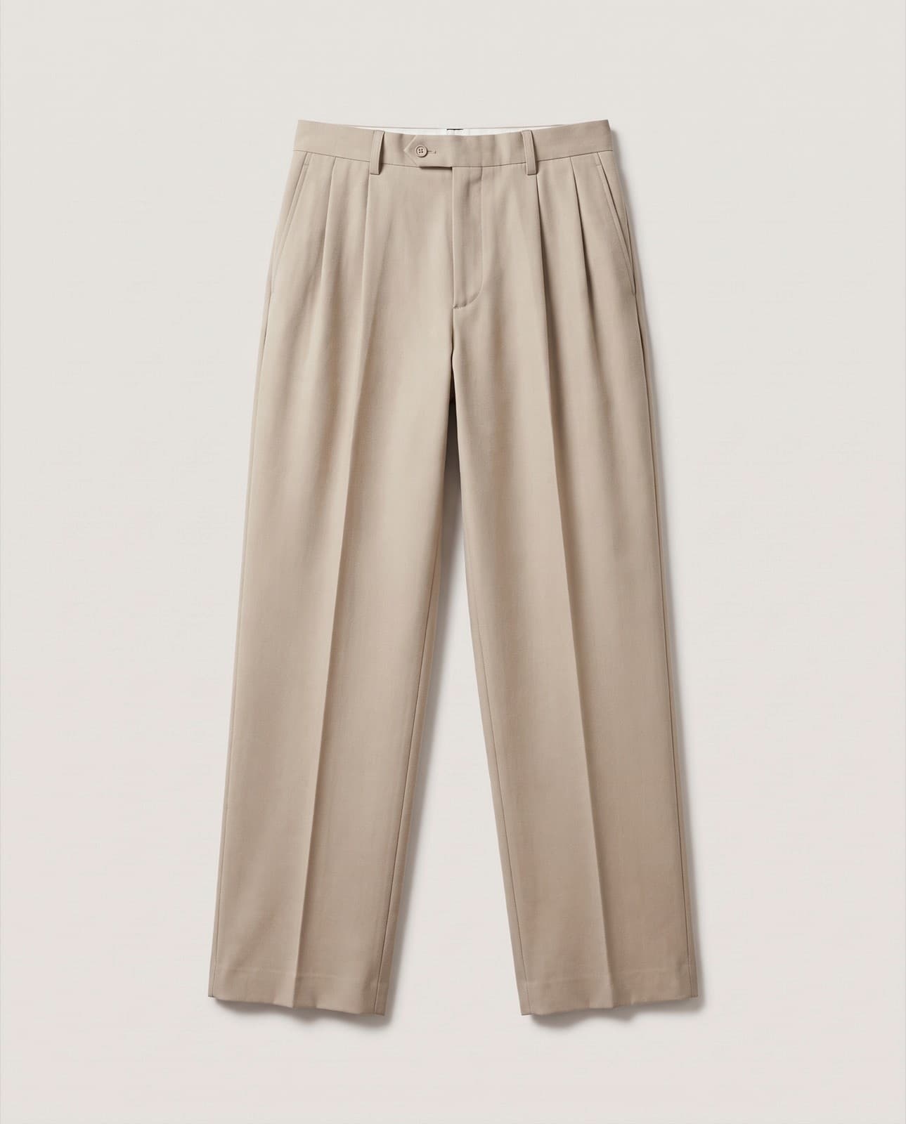 Moltrasio Pleated Trousers · Stone