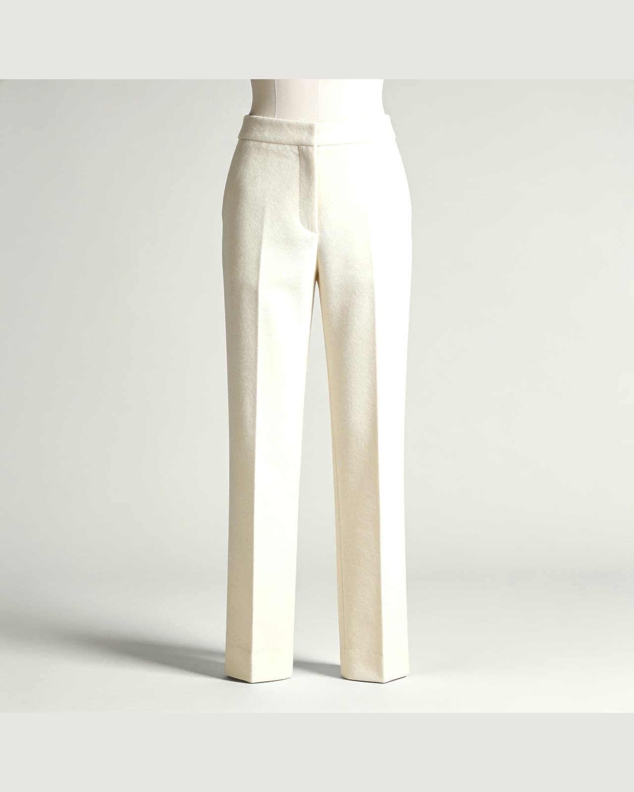 Torno Flannel Trousers · Cream
