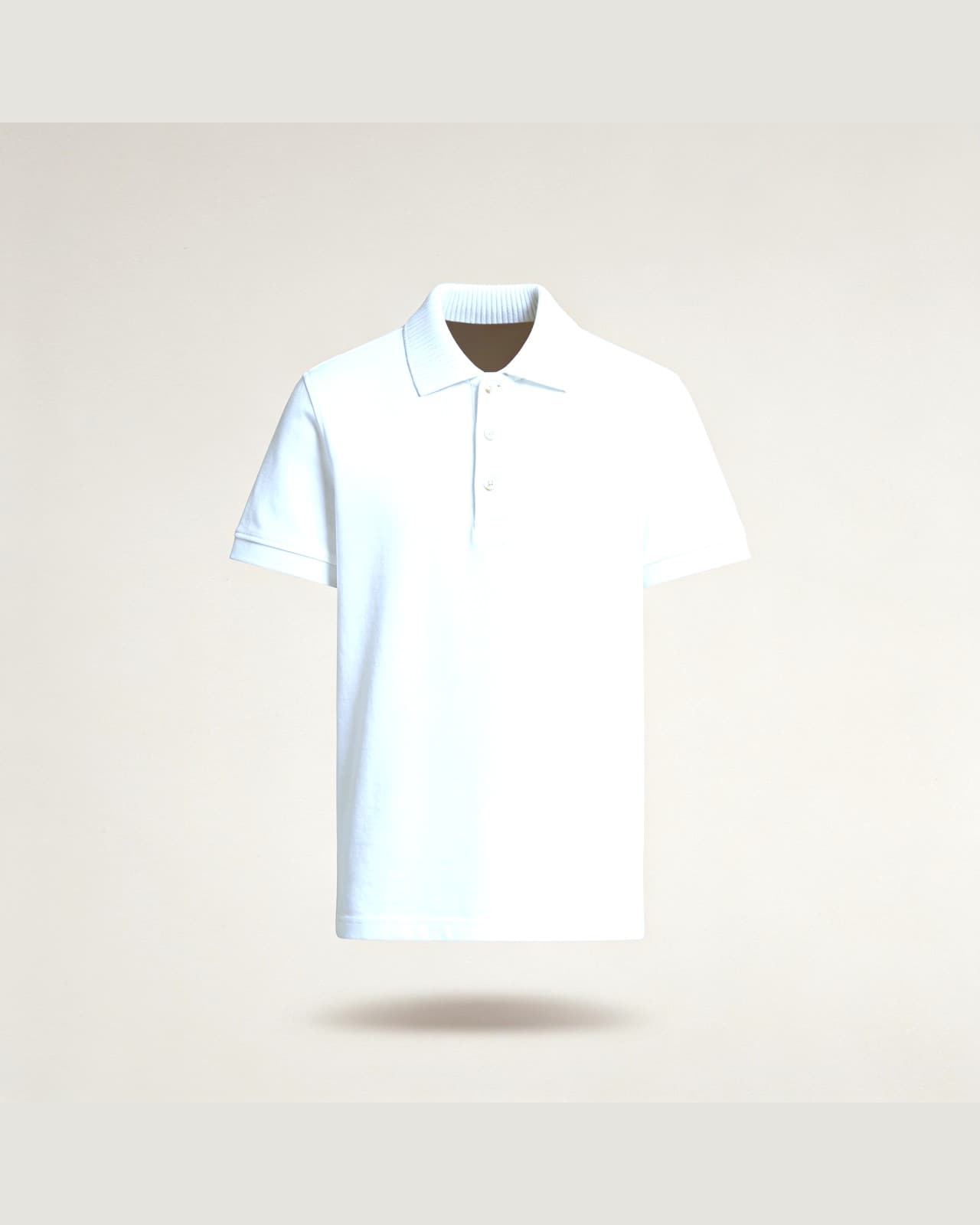 Recco Piqué Polo · White