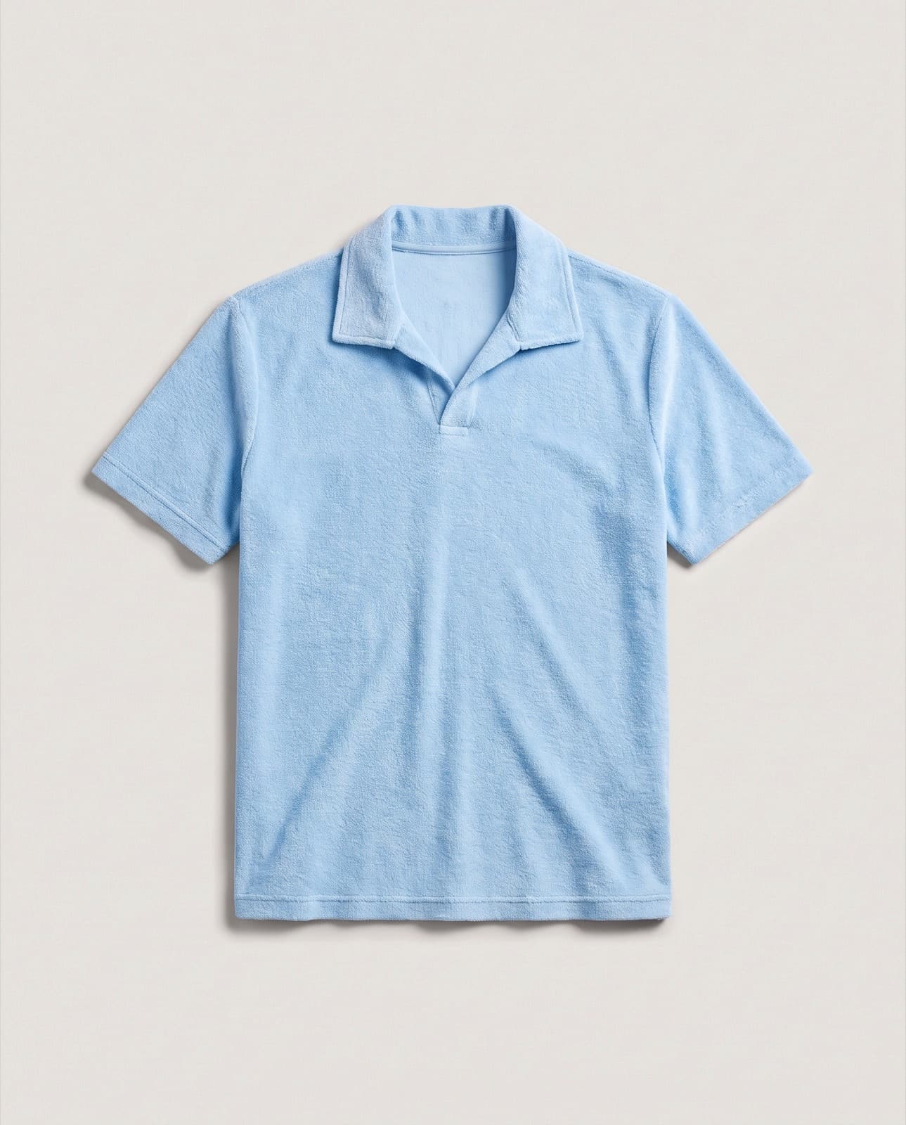 Bonassola Terry Polo · Light blue