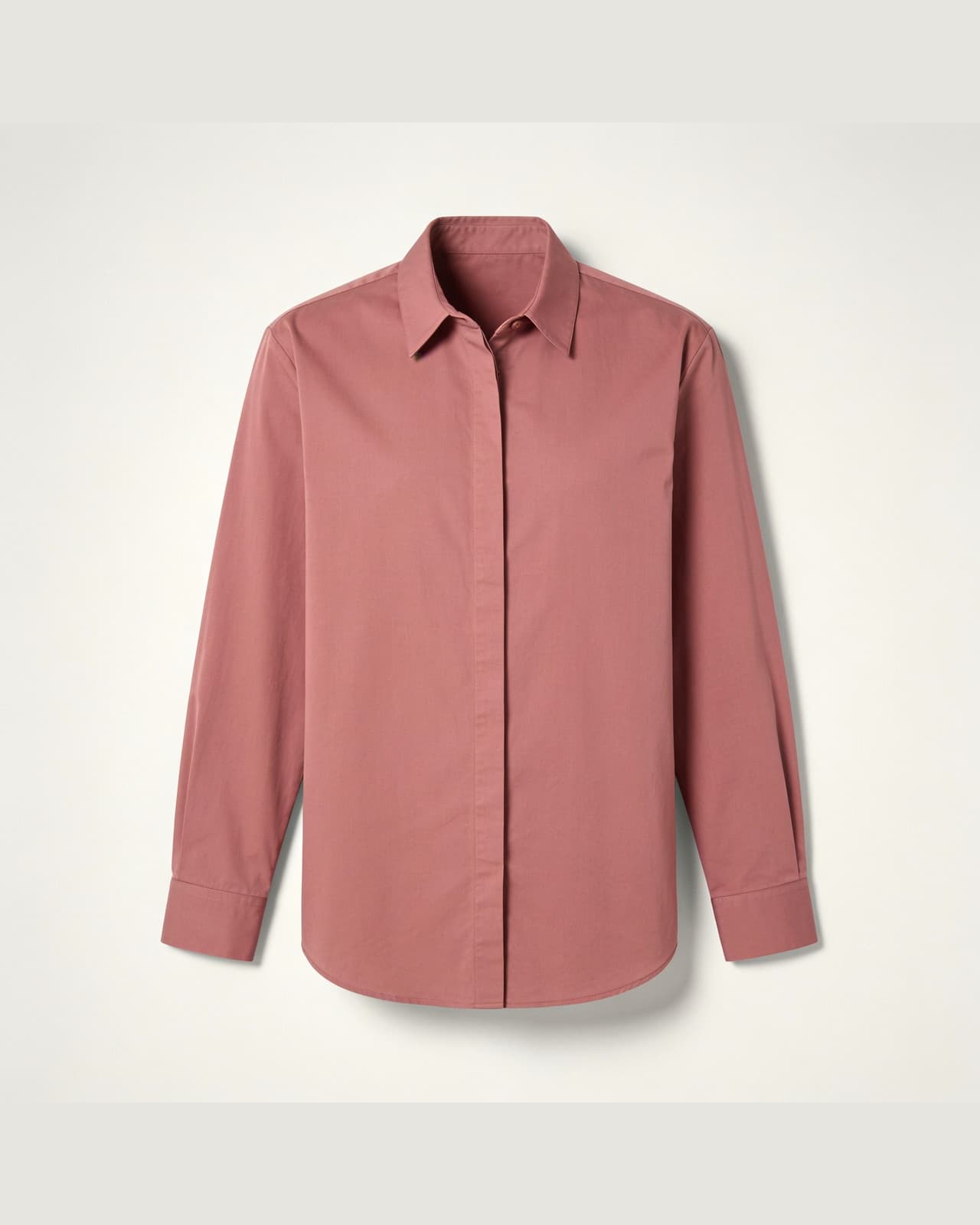 Albisola Poplin Shirt · Dusty pink