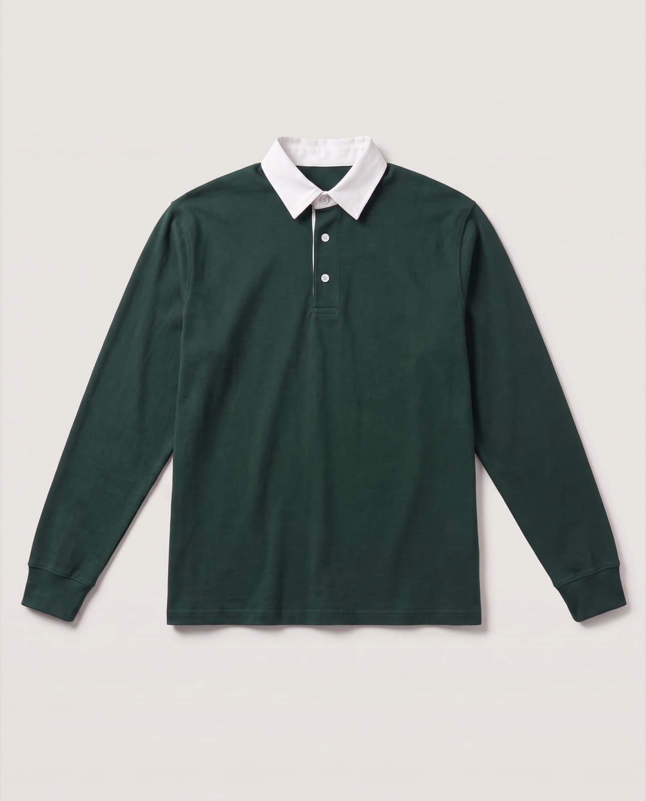 Sestri Solid Rugby Shirt · Cypress green