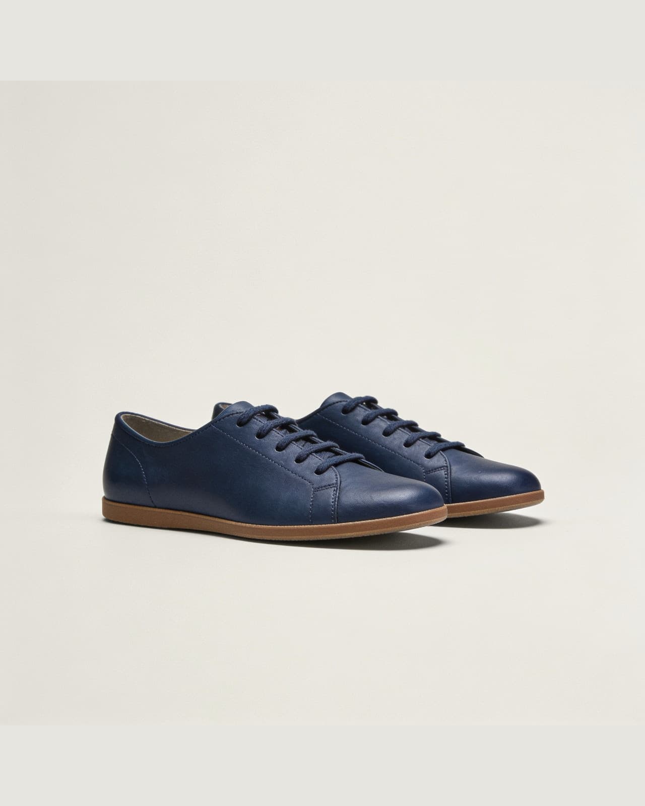 Abbadia Leather Sneaker · Lake navy