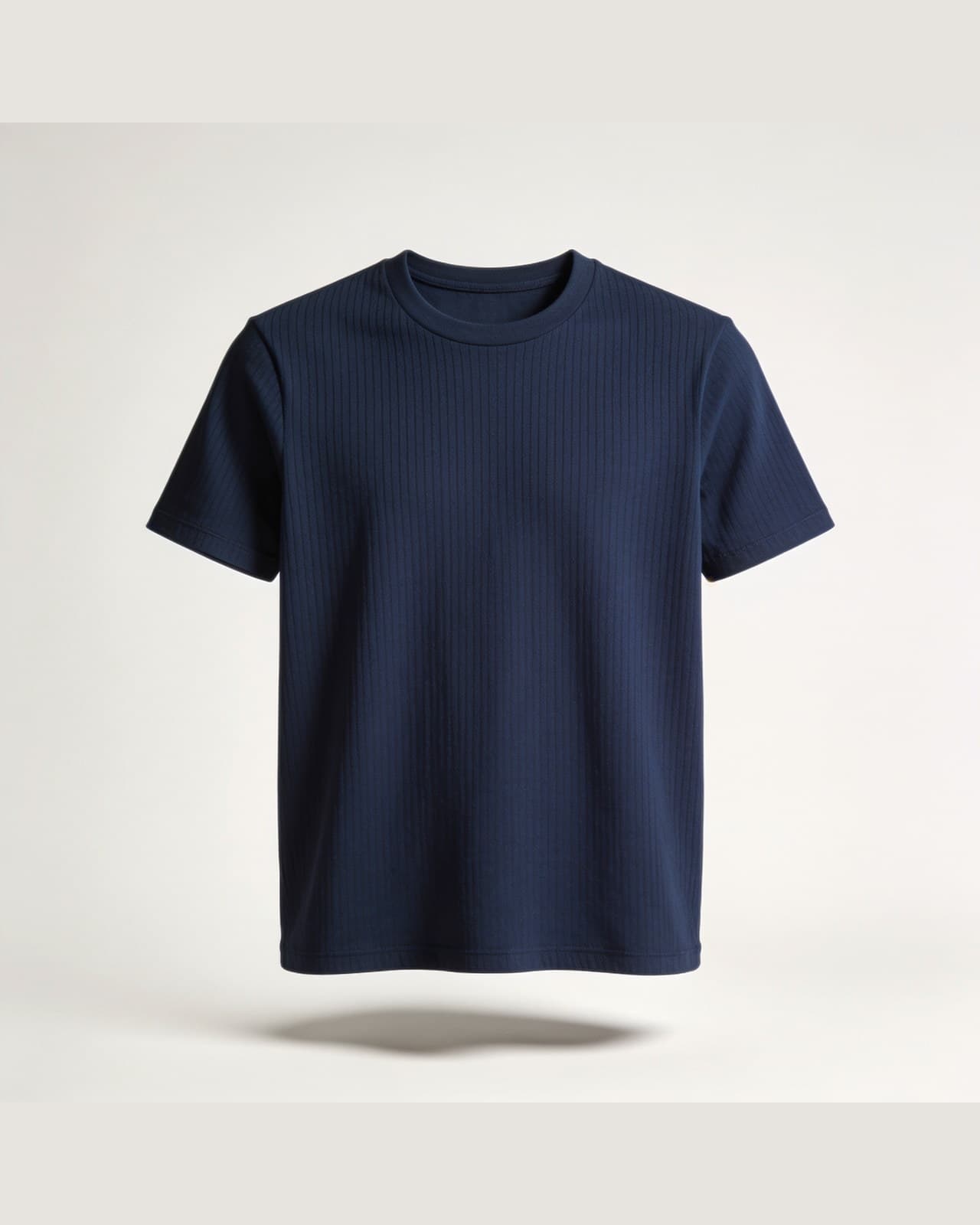 Bellagio Ribbed T-Shirt · Jezerní modrá