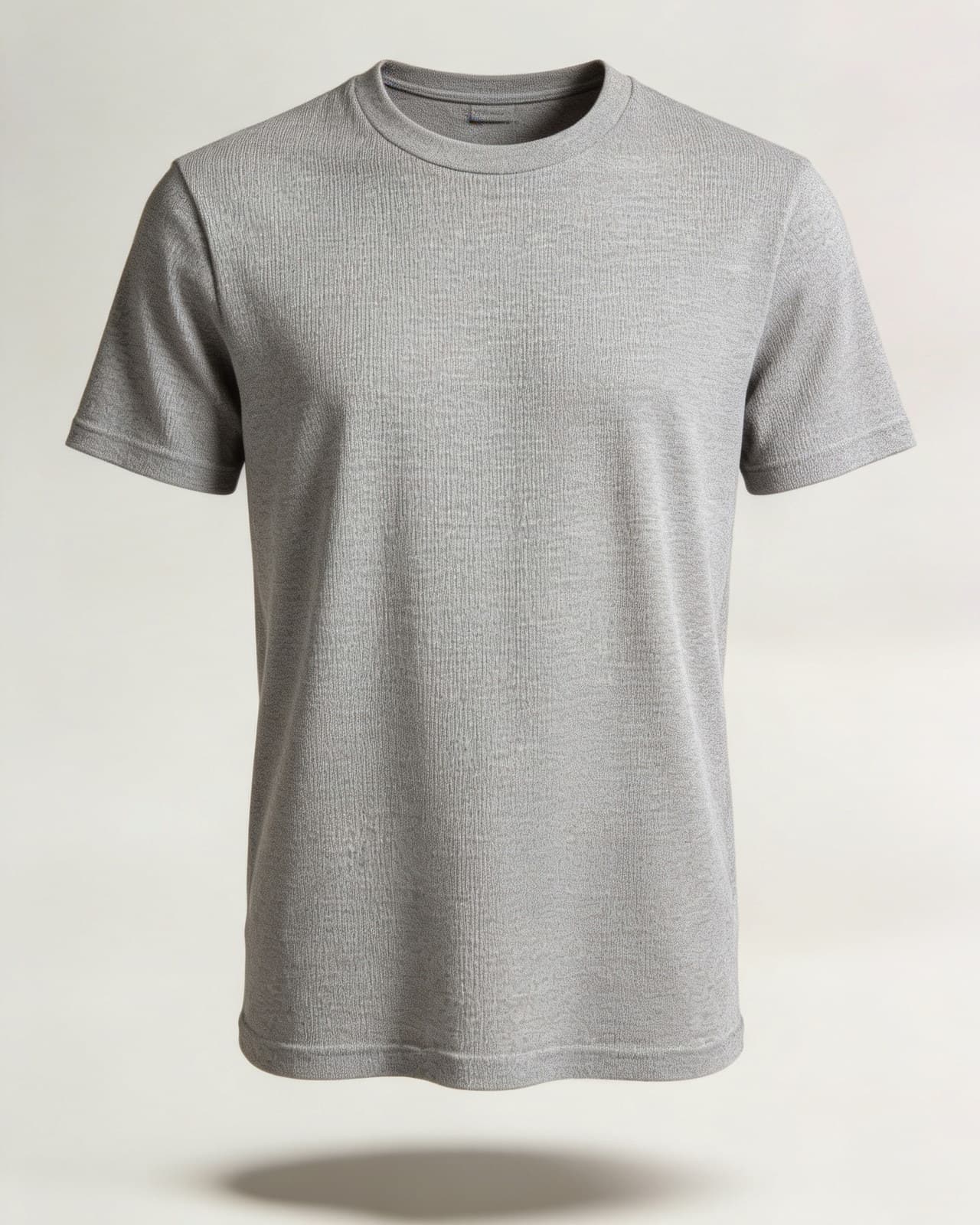 Bellagio Ribbed T-Shirt · Šedý melír