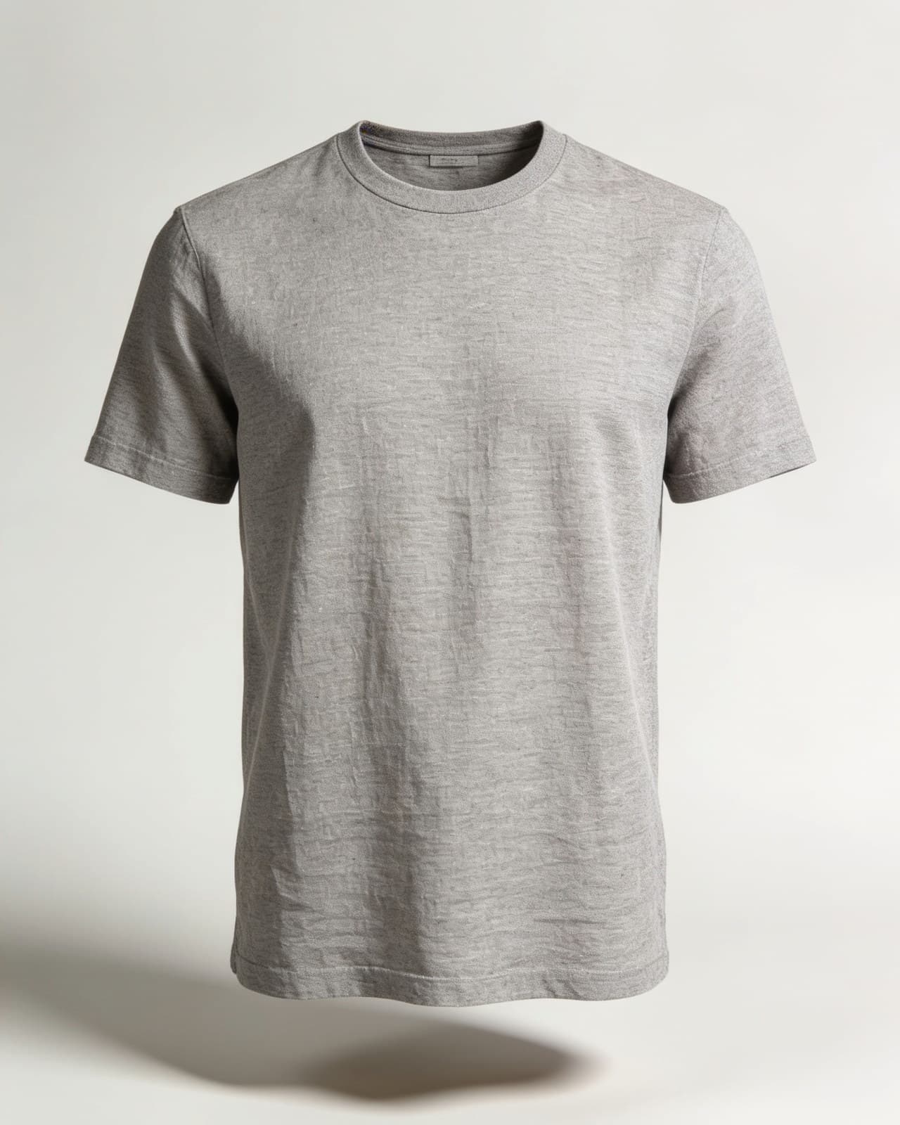 Cernobbio Linen T-Shirt · Gri melanj