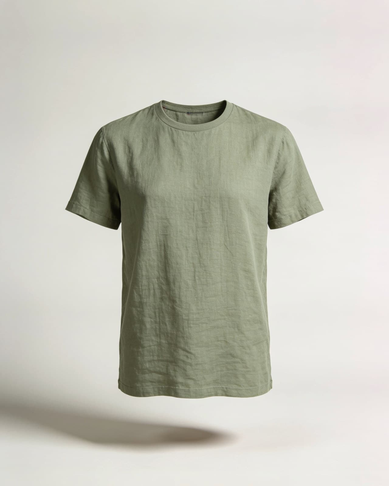 Cernobbio Linen T-Shirt · Sage green
