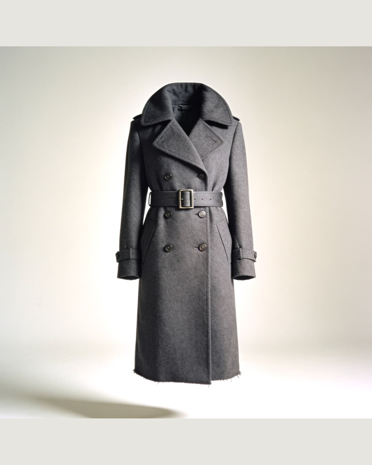 Sorico Wool Trench · Grafito