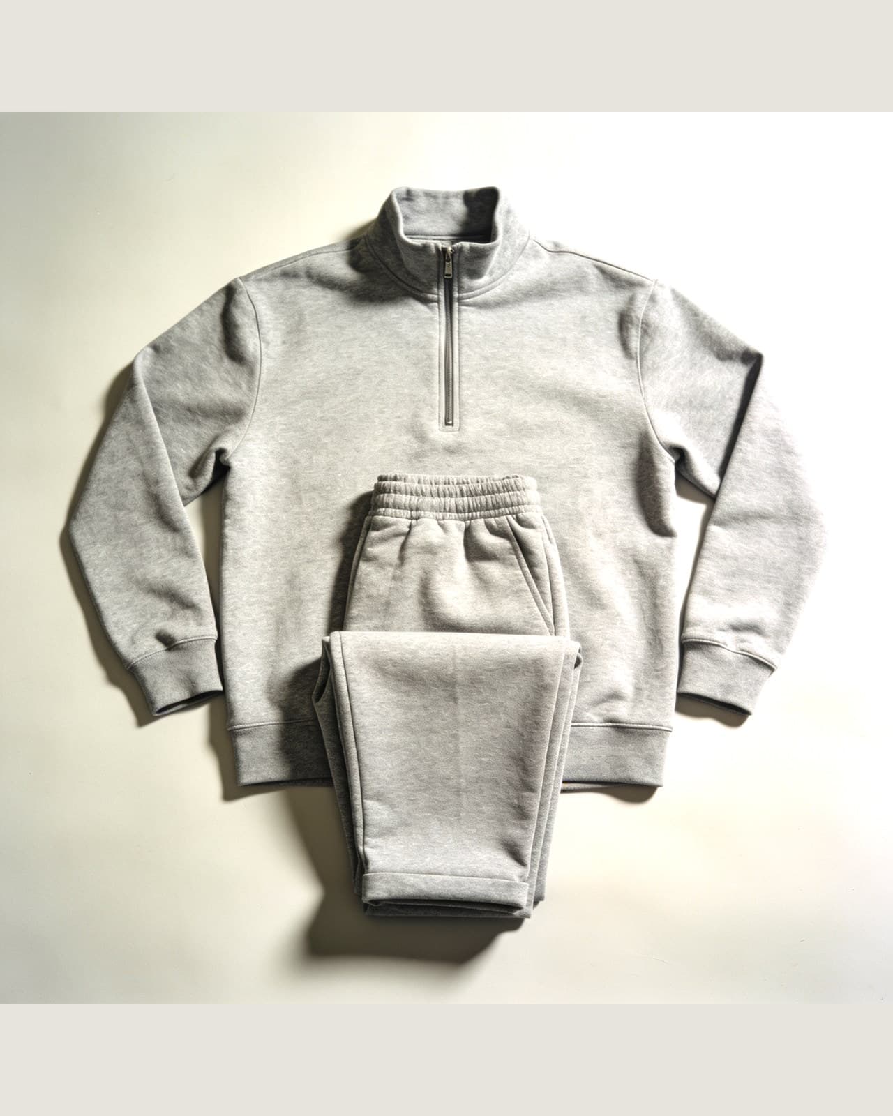 Moltrasio Cotton Tracksuit · Šedý melír