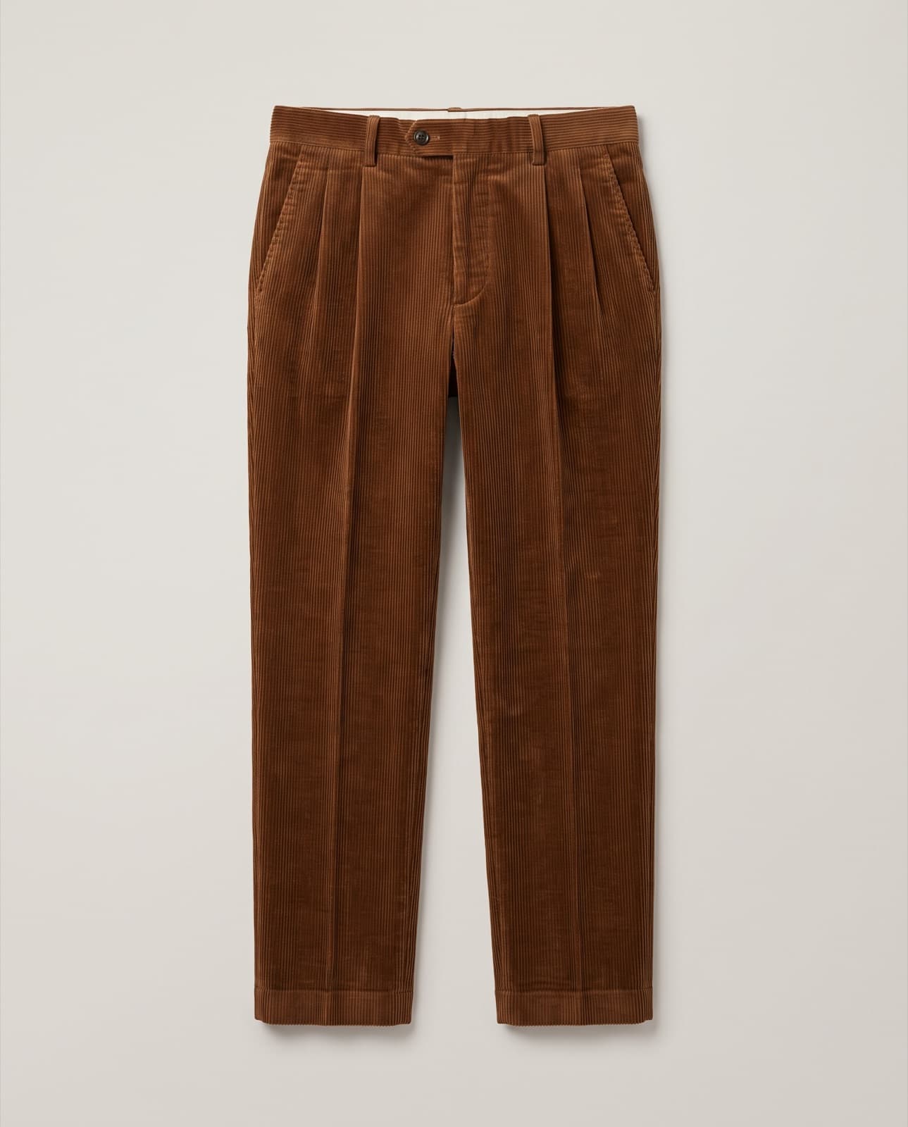 Musso Corduroy Trousers · Tobacco