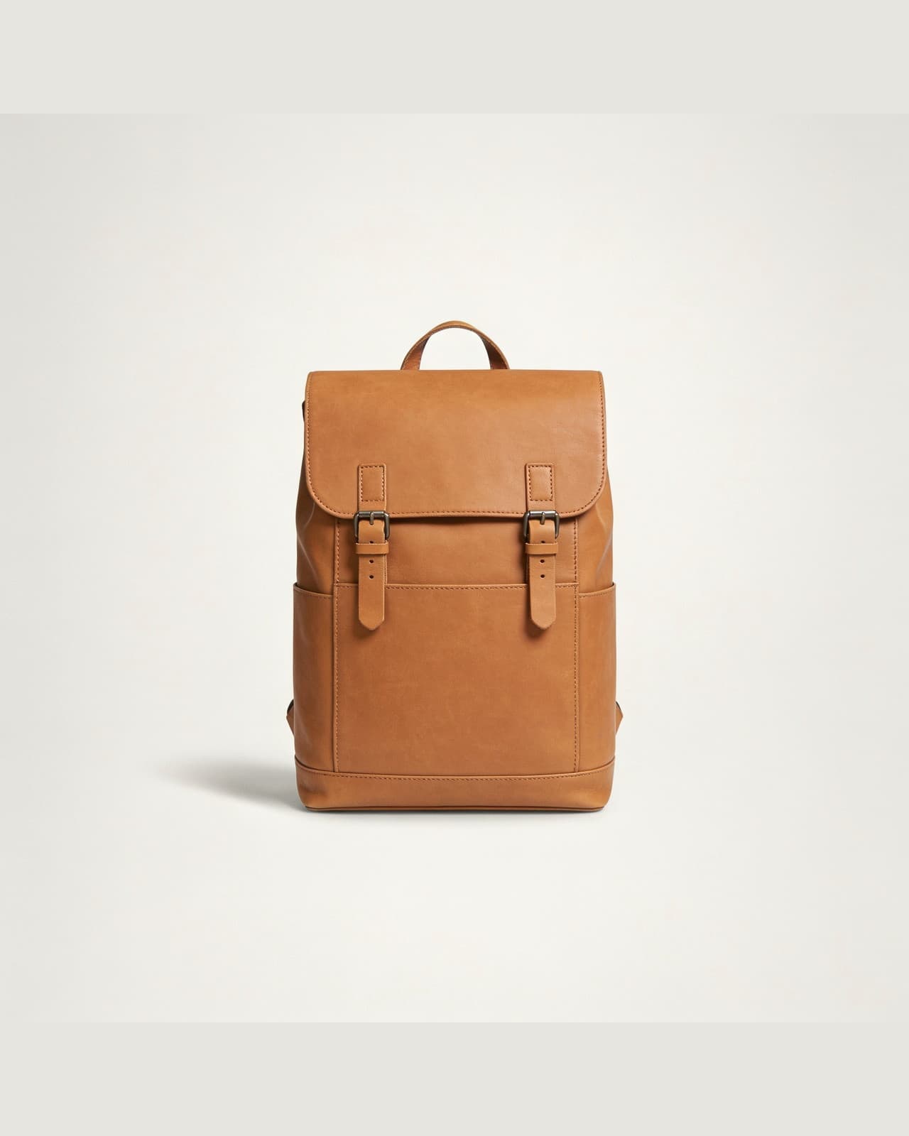 Dascio Leather Backpack · Tan